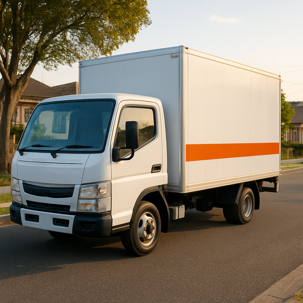 Ko Delivery & Removal truck parked in Sydney suburb